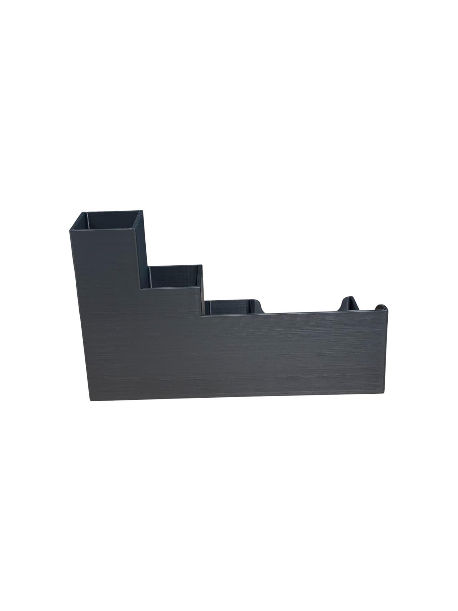 Minimalist 3D Printed Desk Organiser – Office Storage & Stationery Holder