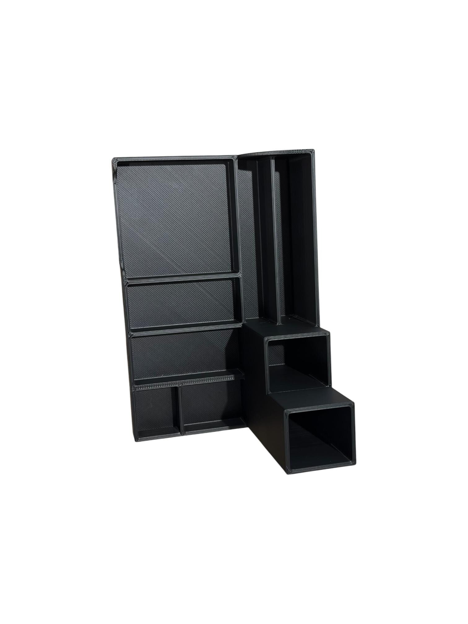 Minimalist 3D Printed Desk Organiser – Office Storage & Stationery Holder