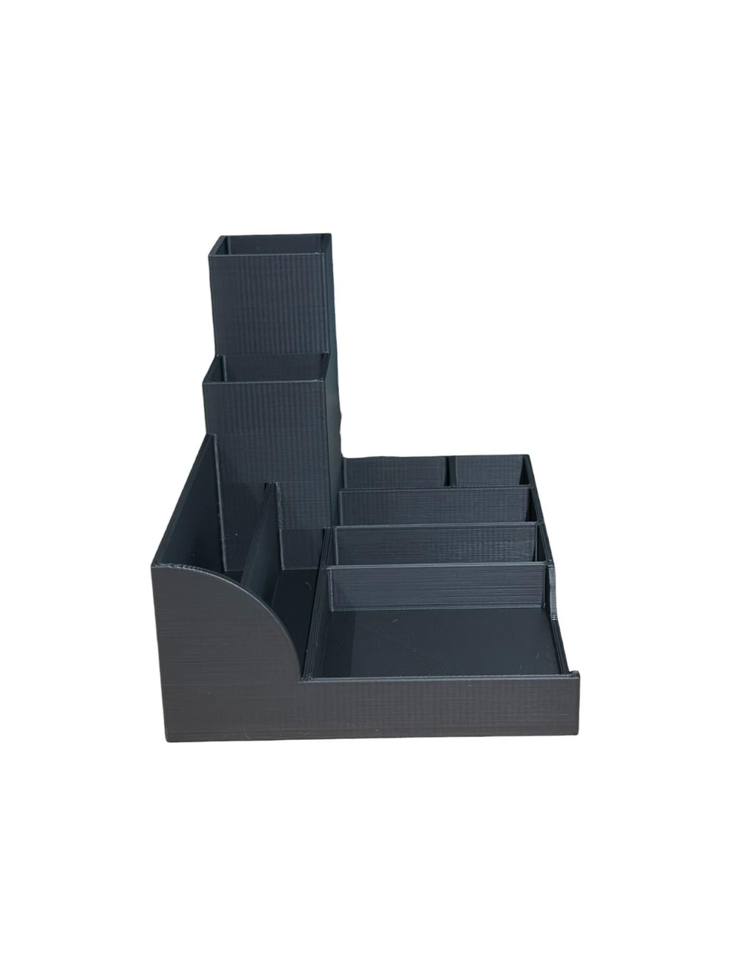 Minimalist 3D Printed Desk Organiser – Office Storage & Stationery Holder
