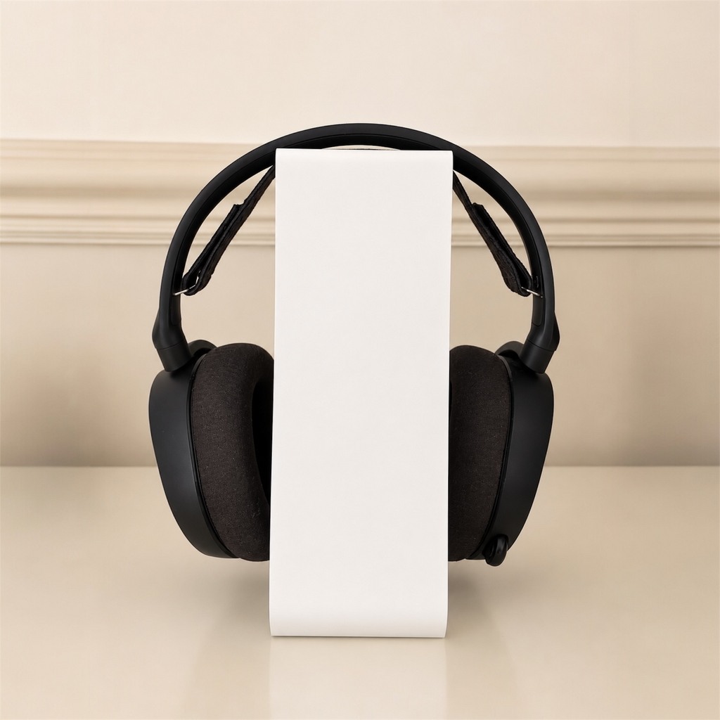 Minimalist 3D Printed Headset Stand – Gaming & Desk Headphone Holder