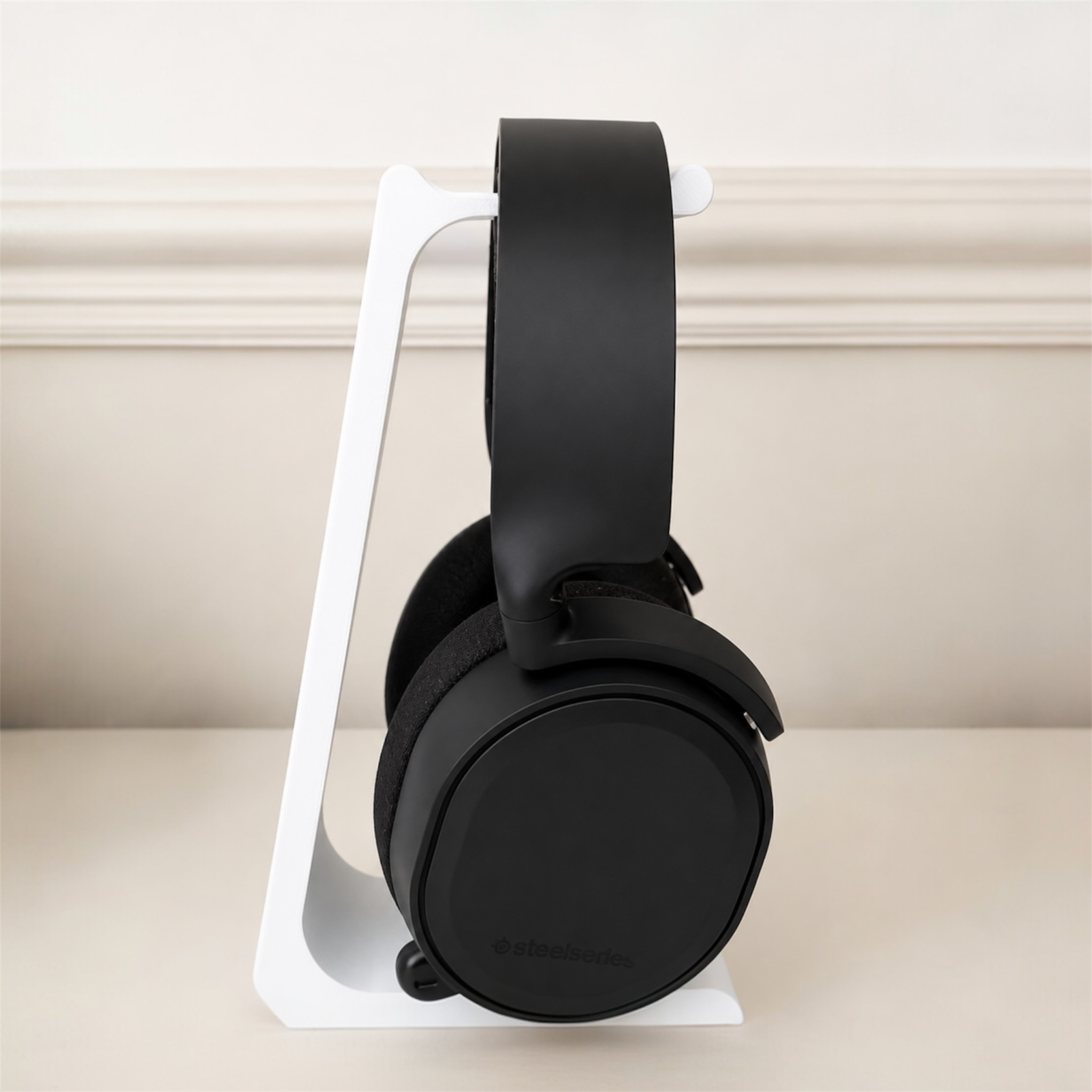 Minimalist 3D Printed Headset Stand – Gaming & Desk Headphone Holder