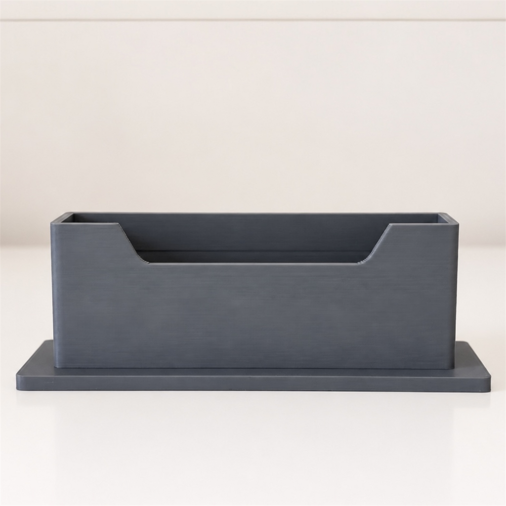 Premium Business Card Holder | Modern 3D Printed Desk Display