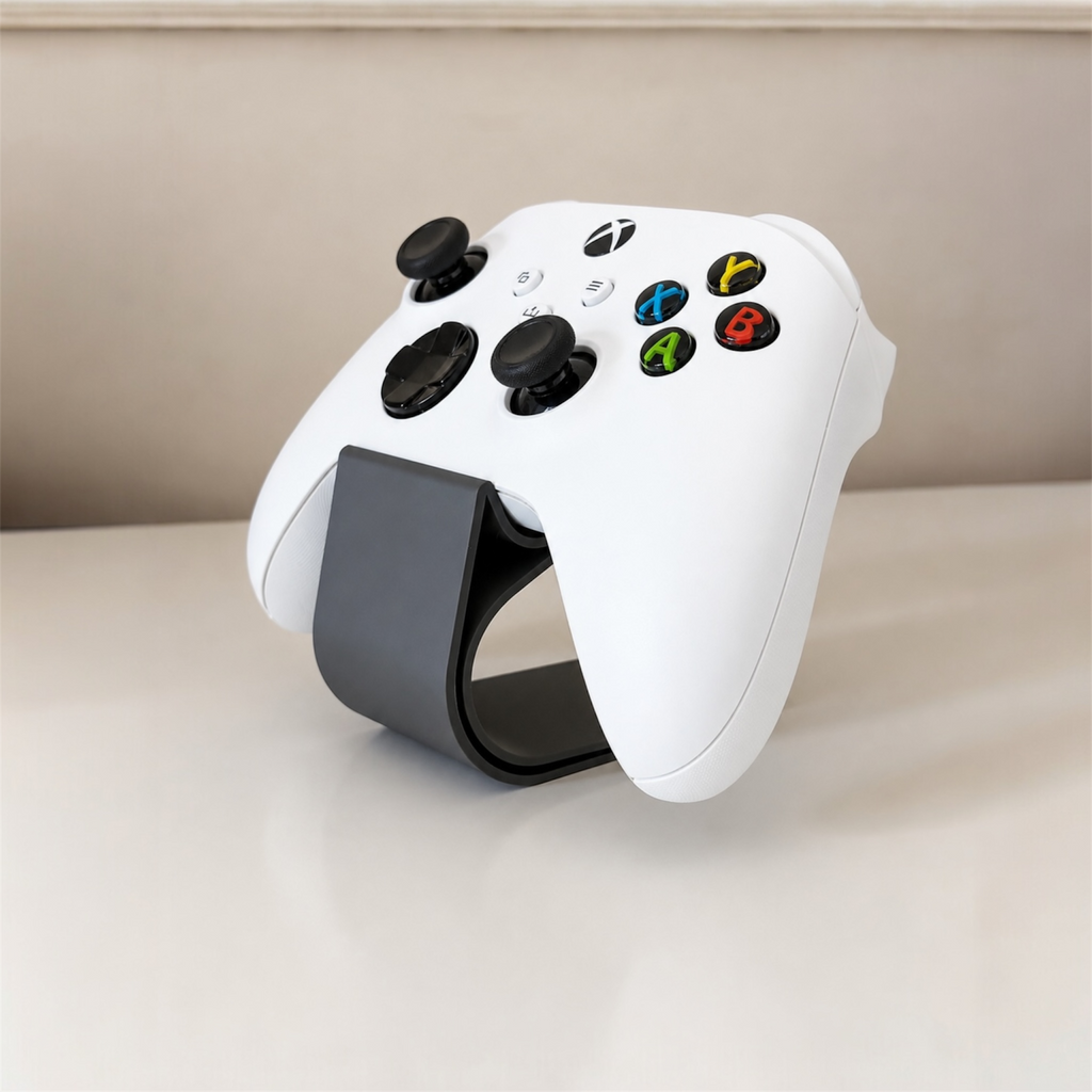 3D Printed Controller Stand – Gaming Desk Holder for Xbox & PlayStation Controllers