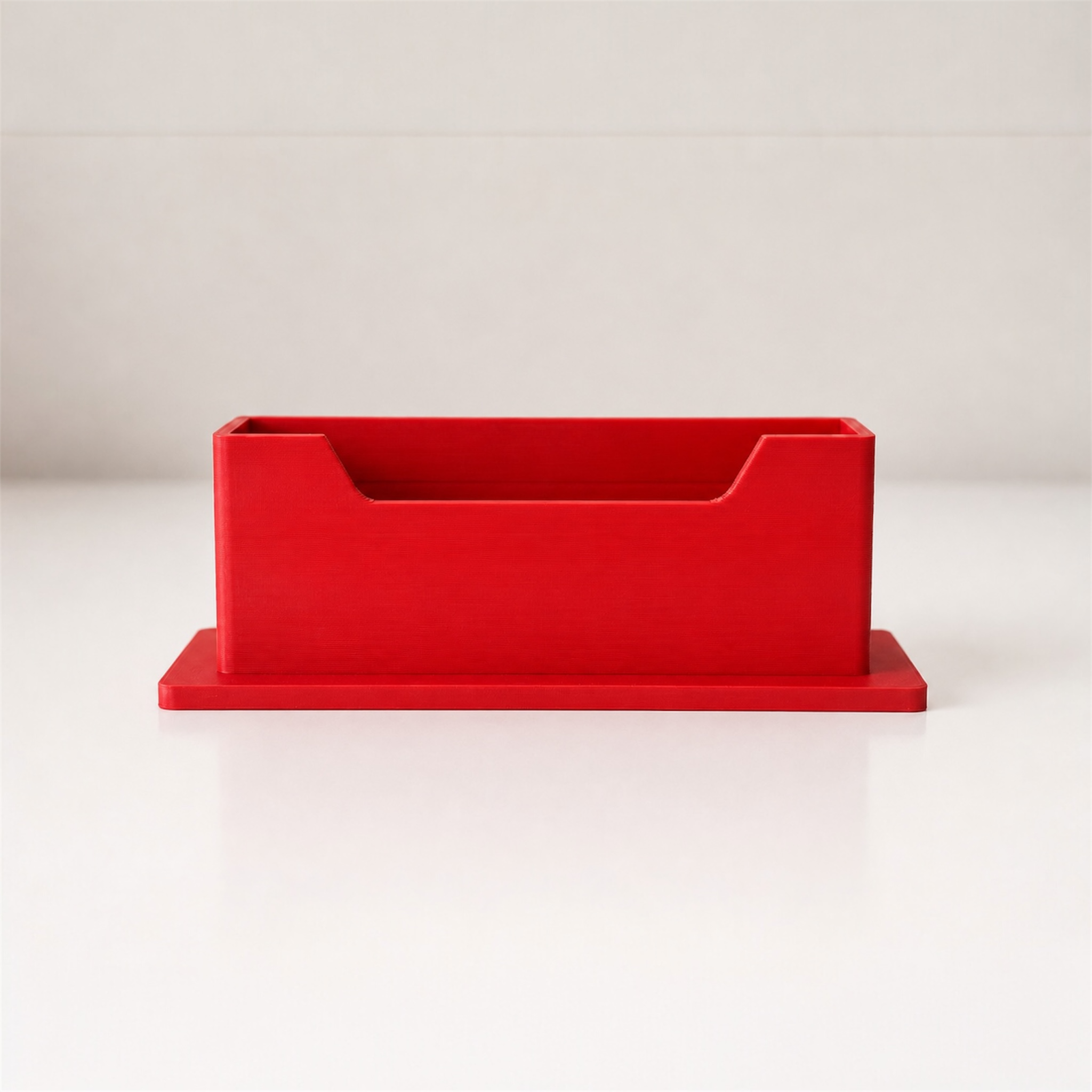 Premium Business Card Holder | Modern 3D Printed Desk Display
