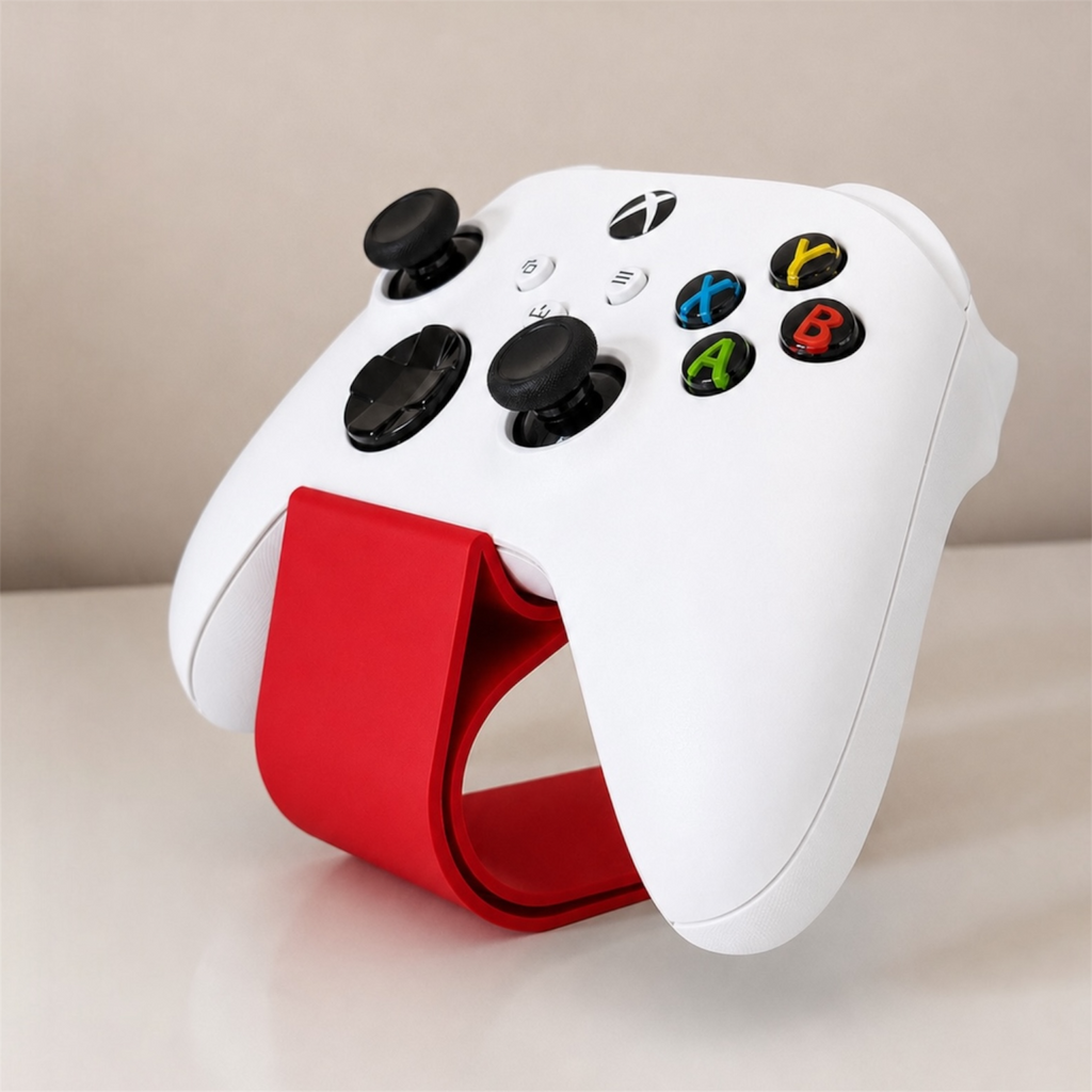 3D Printed Controller Stand – Gaming Desk Holder for Xbox & PlayStation Controllers