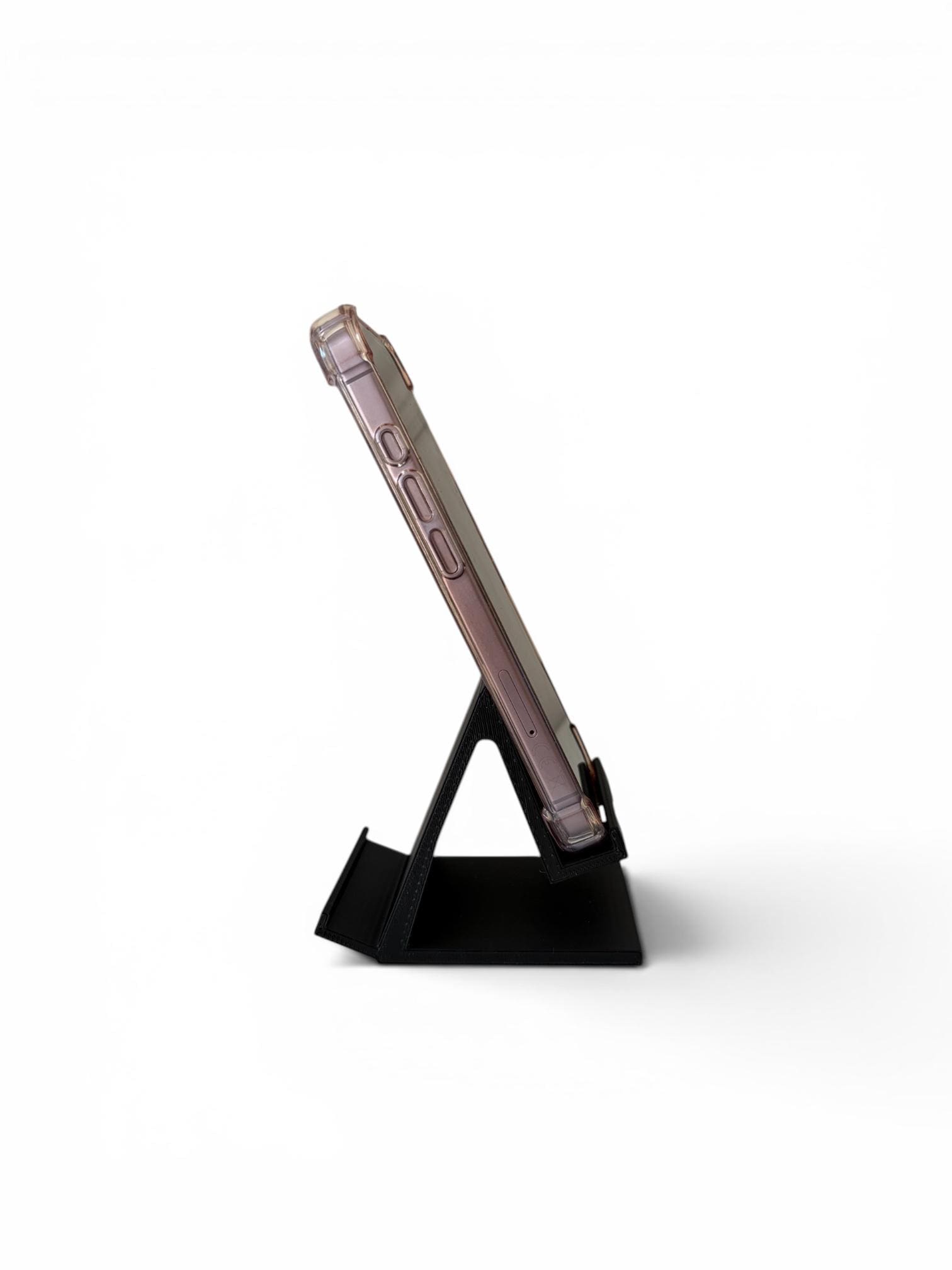 Minimalist 3D Printed Phone Stand – Desk & Bedside Mobile Holder